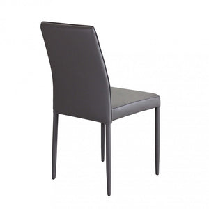 Sedia Blossom 41x50x91 h cm in Similpelle Marrone