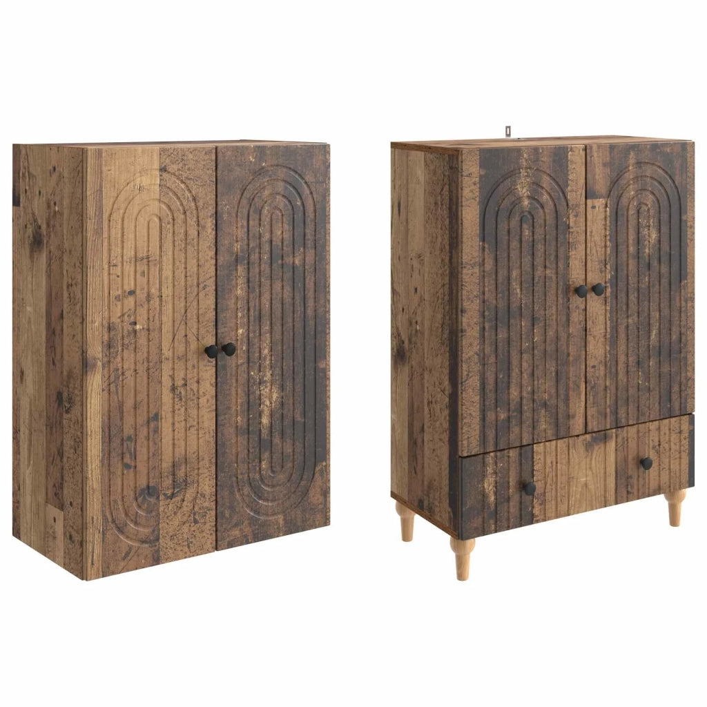 Set di armadi 2 pcs 66 x 34,5 x 95 cm Legno ingegnerizzato