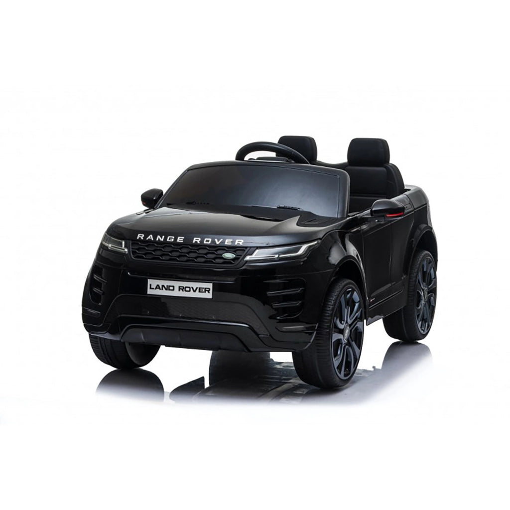 Macchina Elettrica per Bambini Licenza Land Rover Evoque 12V con Telecomando Nero