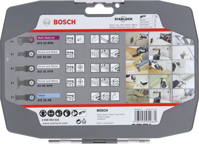 2608664622 - Set RB Starlock per elettricisti e cartongesso AIZ 53 BPB- AIZ 20 AB- AIZ 32 APB- tutti i 65 APB- AIZ AB