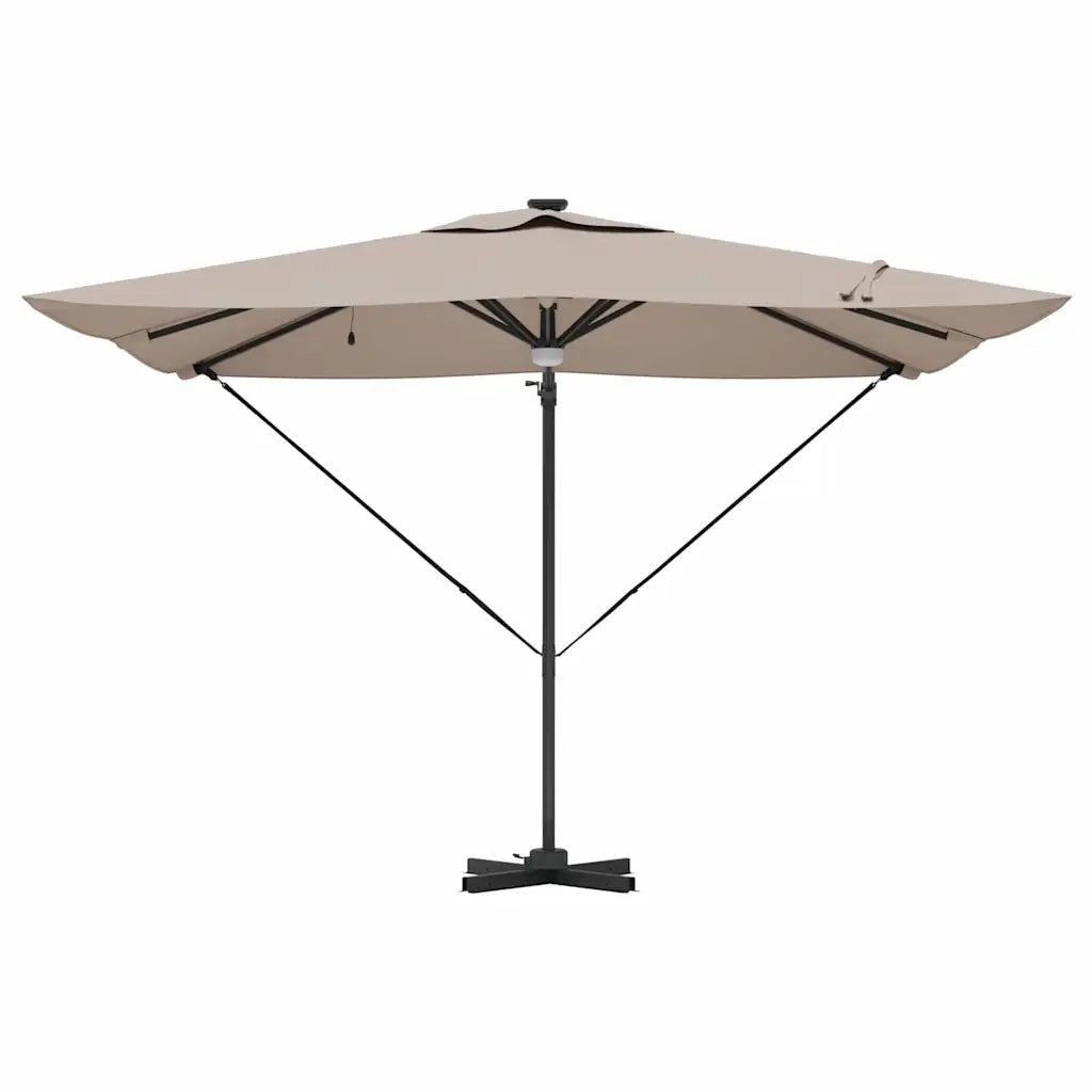 Parasole Roma-Ombrellone da giardino Talpa 286 x 284 x 270 cm Alluminio e Poliestere