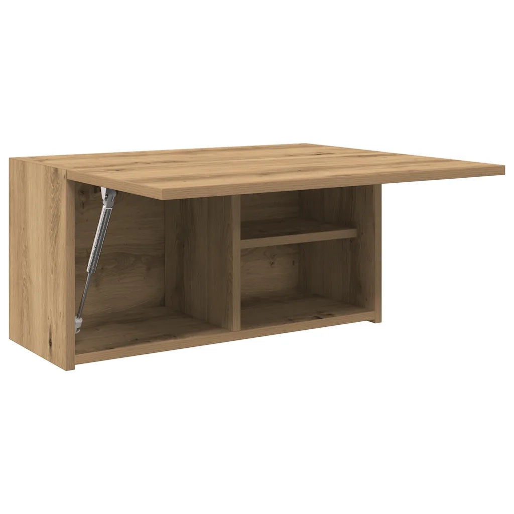 Mobiletto da Bagno Rovere Artigianale 60x25x30 cm Truciolato 860066