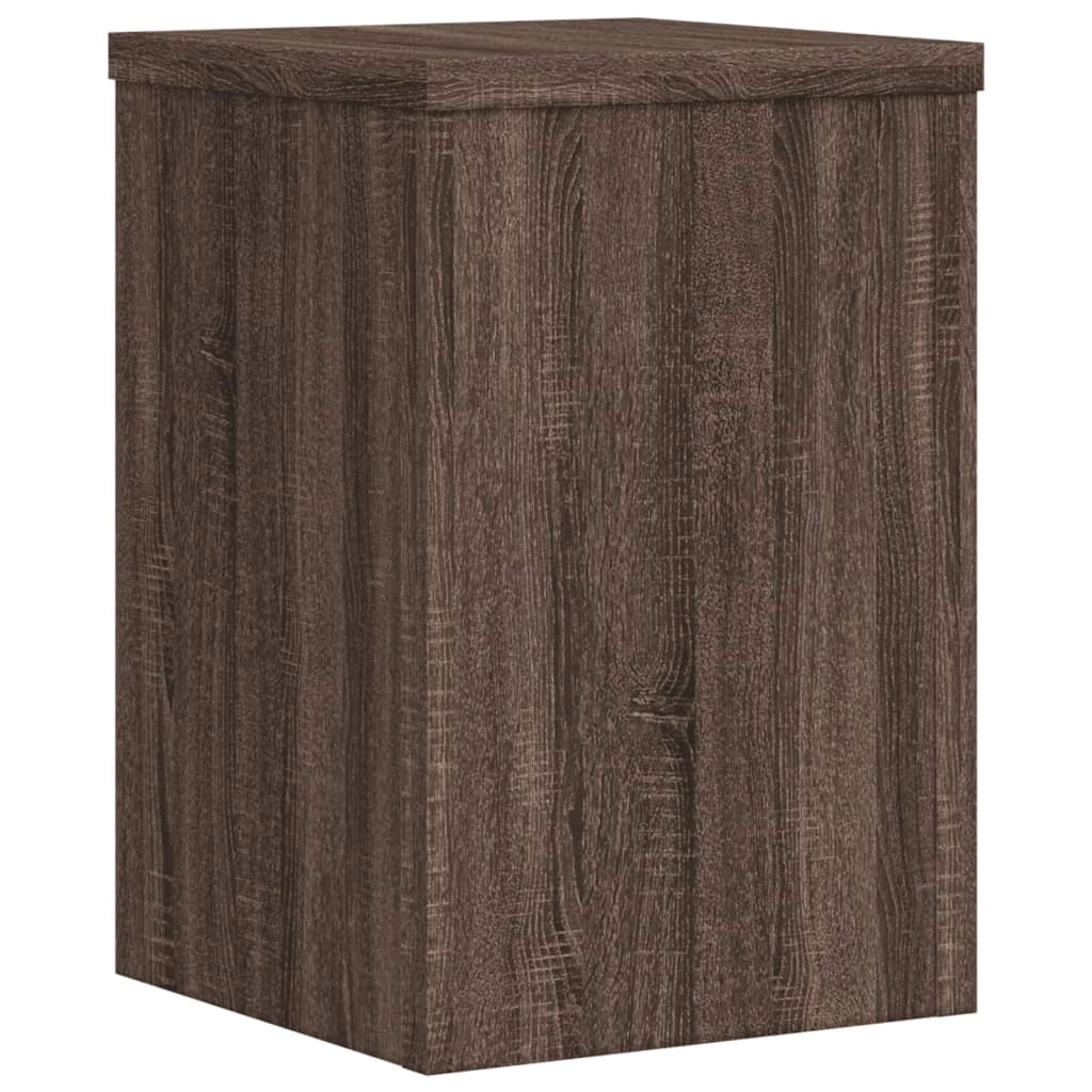 Portavasi mobili per fiori set da 2 legno ingegnerizzato marrone 02_0045315