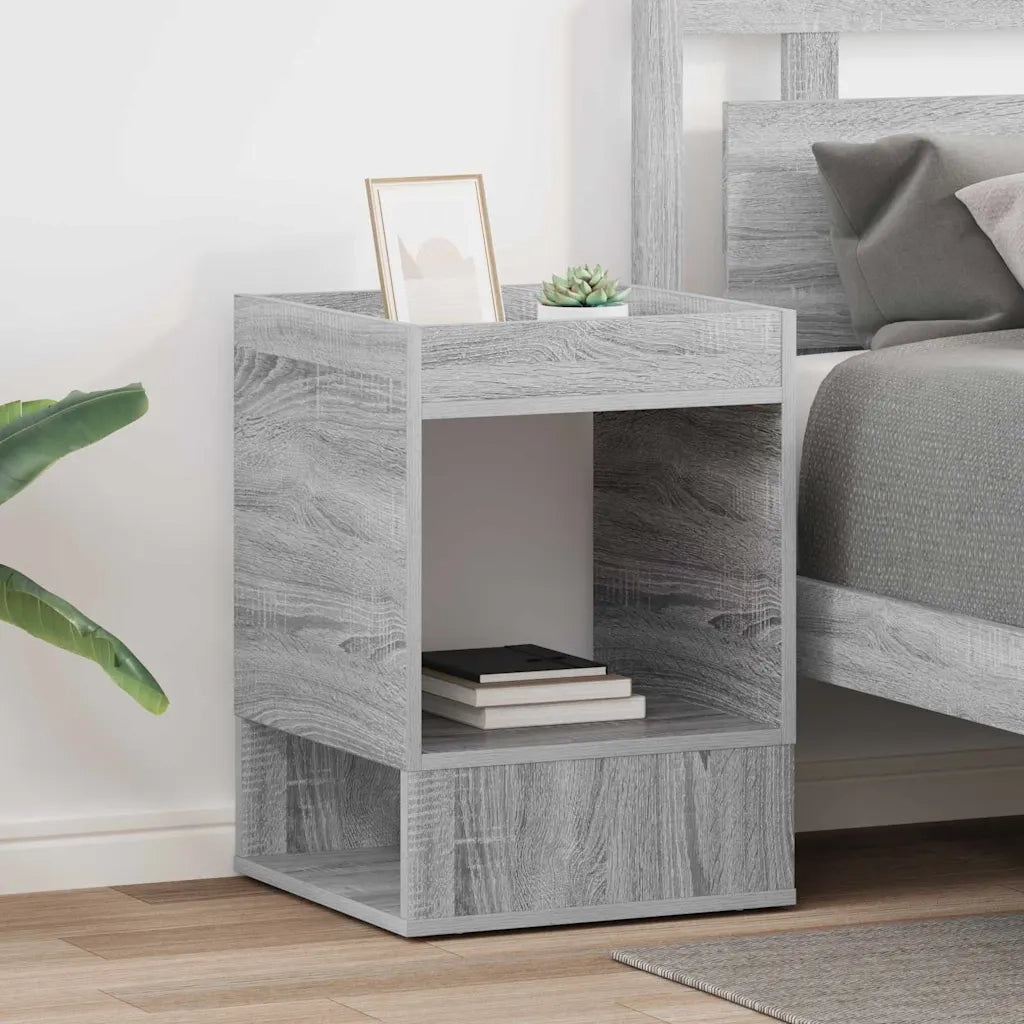 Tavolino 2 pcs Grigio Sonoma 40 x 40 x 56 cm Legno multistrato