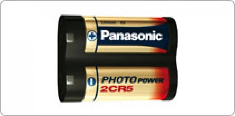 BATTERIA al litio per FOTOGRAFIA 2CR5 Panasonic 6V