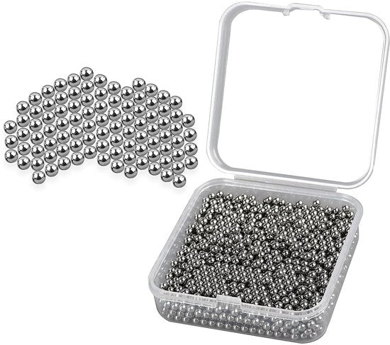 1500 pezzi di perle di pulizia in acciaio inossidabile, 3 mm di perle di pulizia metalliche di alta qualità, perle di pulizia per bicchieri, perle di pulizia per bottiglie d'acqua, perle di pulizia riutilizzabili per bicchieri e vasi.