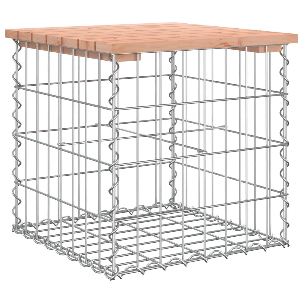 Panca da Giardino Design Gabbione 43x44x42 cm Massello Douglas 834336