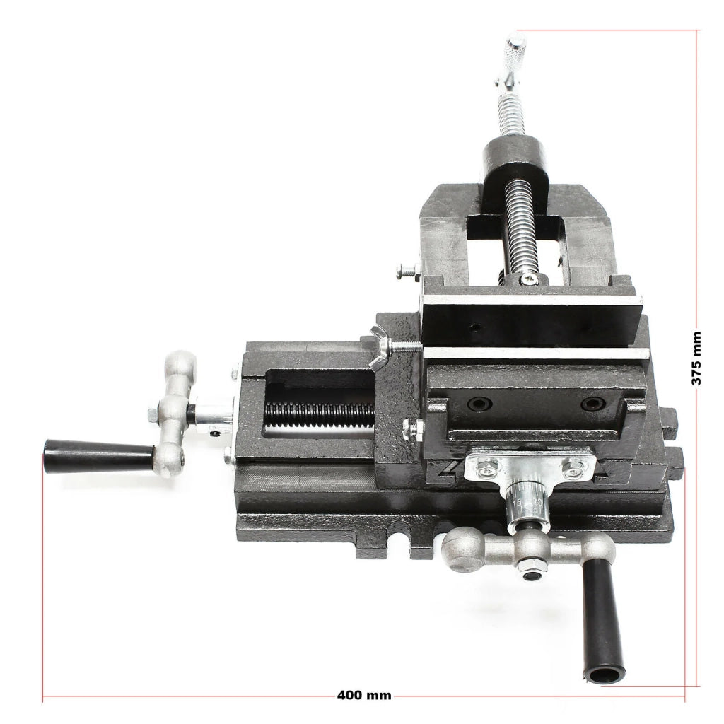 Morsa per fresatura a 2 assi 150 mm trapano per maschiatura tavola trasversale macchina da banco 16_0000315