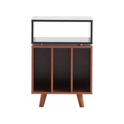 Norstone NORSTO70ABSWN Stockholm 700 Mobile Hi-Fi per Vinili e Componenti Audio Melammina colore Nero Satinato Noce