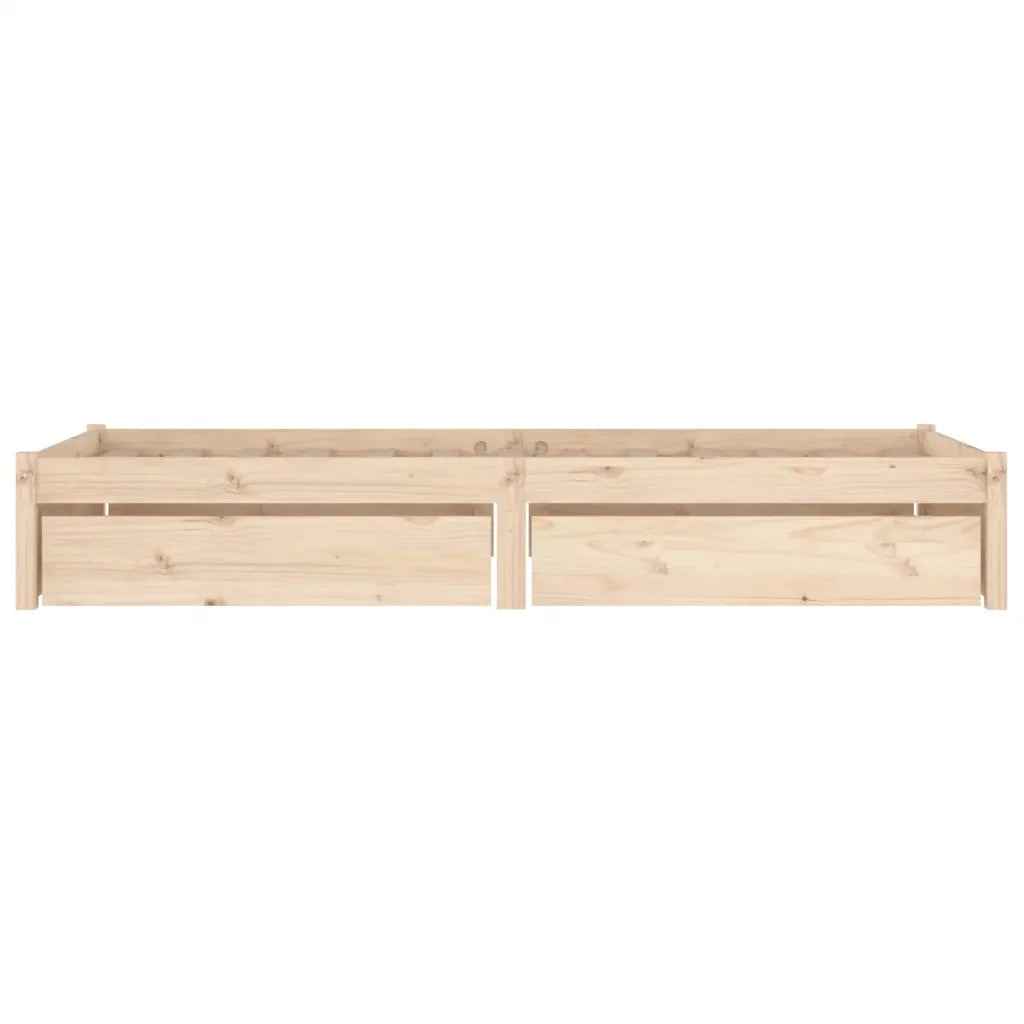 Letto singolo | Letto per adulti | Giroletto con Cassetti 75x190 cm Small Single