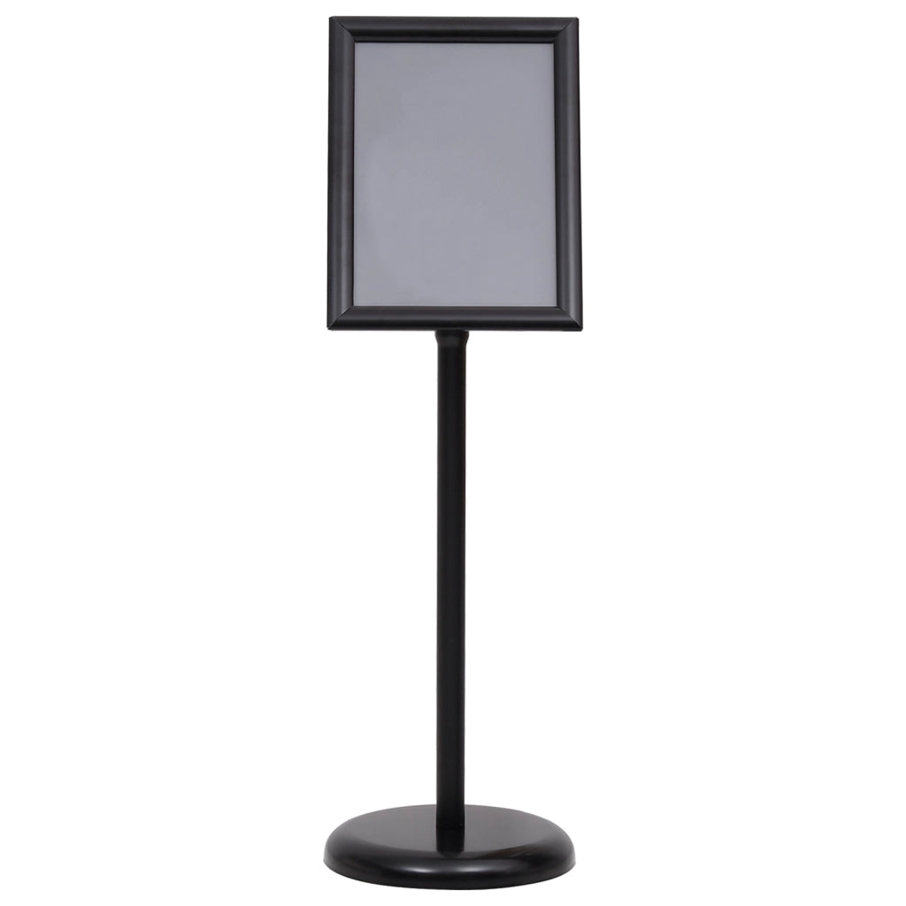Supporti Pedestal A4 di 2 pz Nero Lega di Alluminio