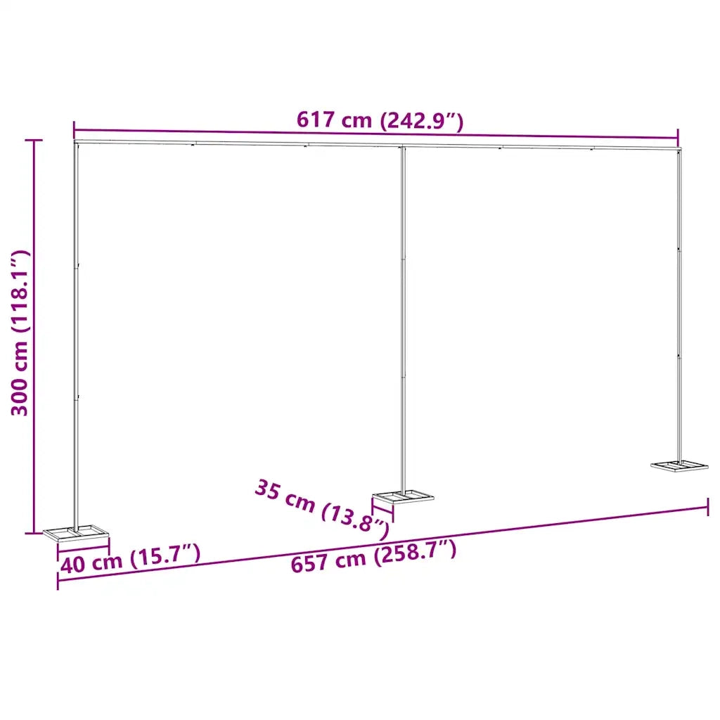 Arco Nuziale Oro 657 x 35 x 300 cm Acciaio 42023042