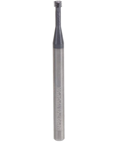 Fresatutto 60 Gradi - 3 Denti - Acciaio Tungsteno - Alta Qualità - Adatto per Alluminio/Rame/Acciaio Inossidabile - Fresatura