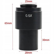 Reduttore di Ingrandimento 0.5X per C-Mount 25mm – Aumenta Campo Visivo e Distanza Lavoro | Compatibile con ODM-180X