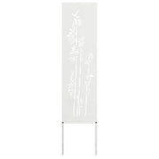 Schermo per privacy in giardino Floreale Bianco 32 x 140 cm CFW2971059