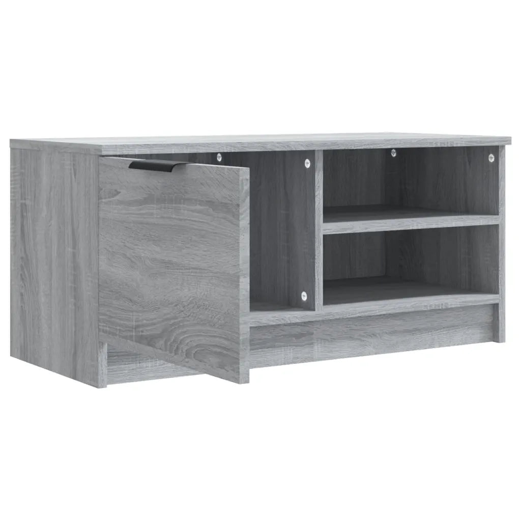 Mobile TV Grigio Sonoma 80x35x36,5 cm in Legno Multistrato 817119
