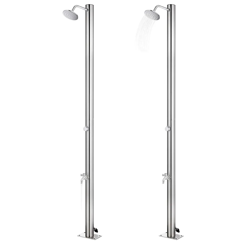 Doccia da Giardino 215 cm in Acciaio Inossidabile CFW3010416