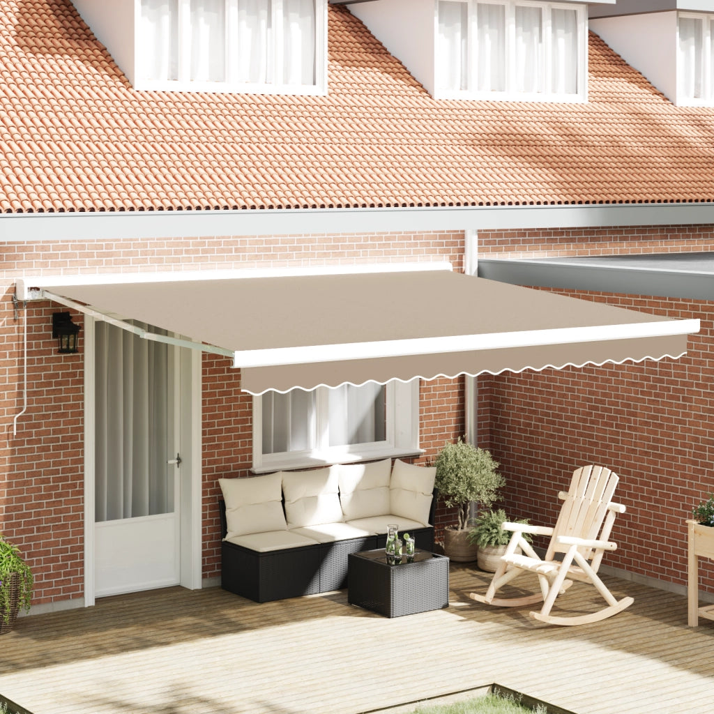 Tessuto di Sostituzione per Tenda per Struttura 4x3 m Beige