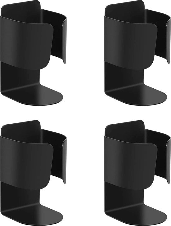 Sostegno per spazzola da denti elettrica - 304 acciaio inossidabile - fissaggio alla parete - adesivo - supporto per contenitore - dentifricio - pulitore per viso
