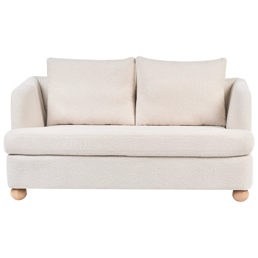 Set da salotto a 6 posti con rivestimento in ciniglia braccioli e gambe rotonde in legno set composto da divano e poltrona salotto bianco sporco