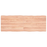 Piano Tavolo Marrone Chiaro 140x50x(2-6) cm Rovere Non Trattatocod mxl 70357