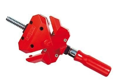 BESSEY WS3 Morsetto Angolare Auto-Regolante 2x55 mm Campo di Serraggio 30 mm Ganasce in Ghisa Manico in Legno colore Rosso