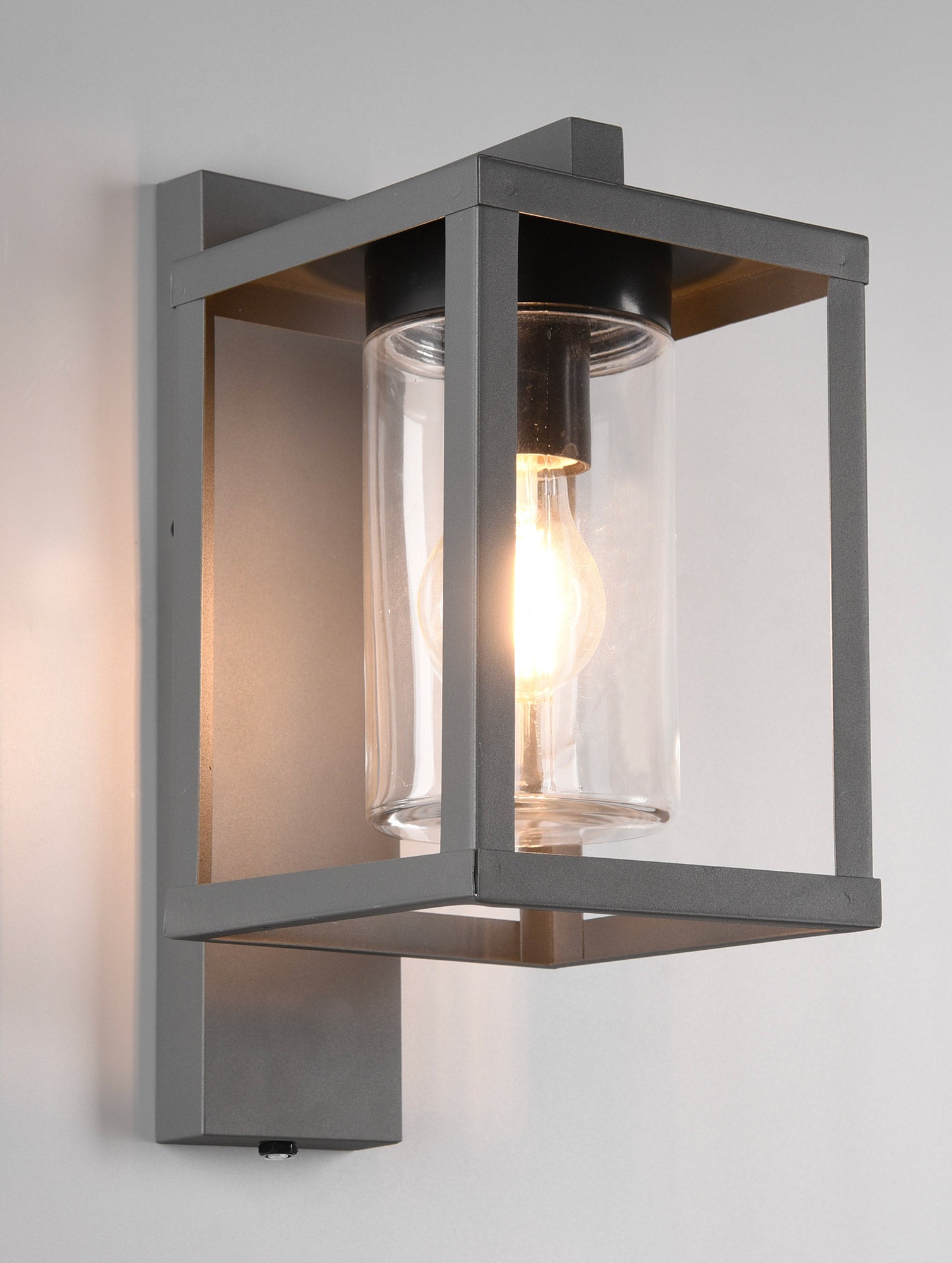 Applique da Esterno Attacco E27 in Alluminio Pressofuso Antracite