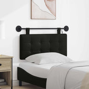 Testiera sospesa Con luce LED Nero Similpelle