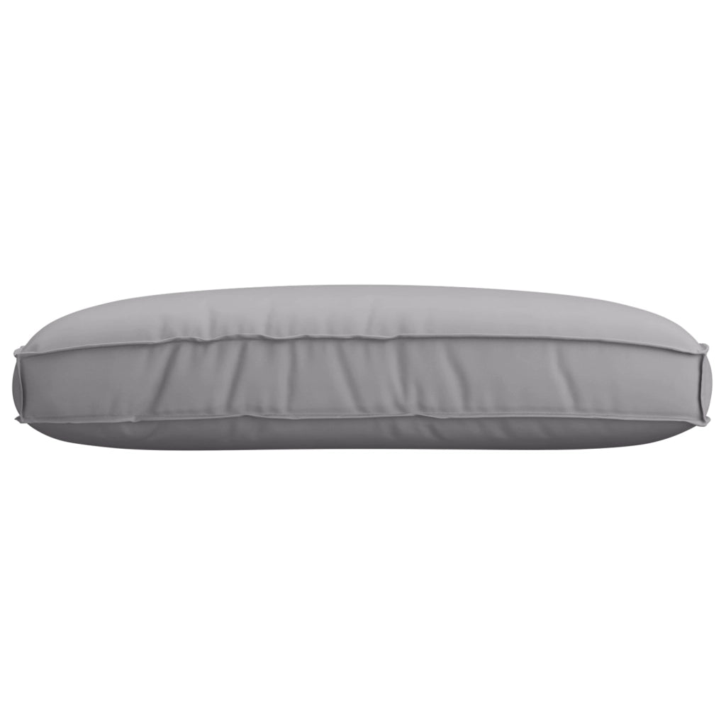 Cuscino per Pallet per Seduta Grigio 120x80x12 cm Tessuto Oxford