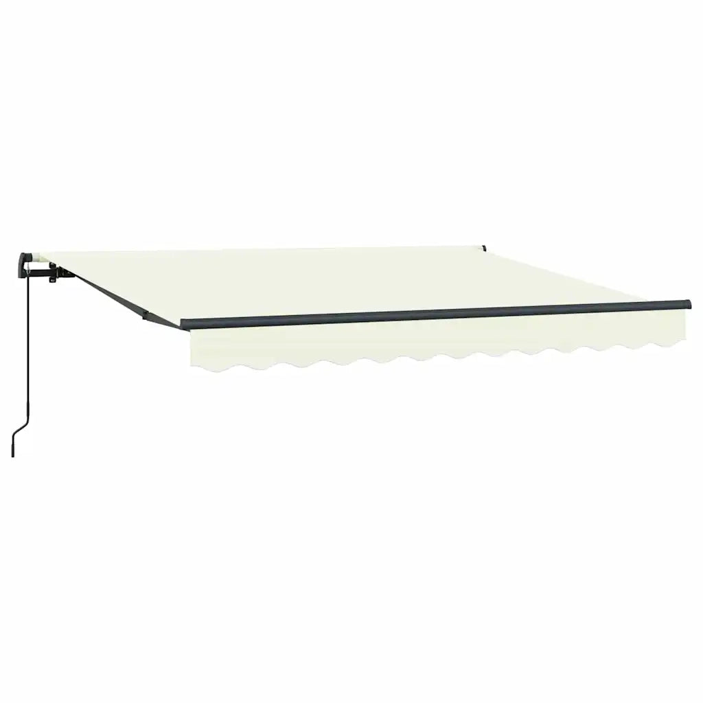 vidaXL Tenda Retrattile Crema 250 x 200 cm Poliestere e Alluminio