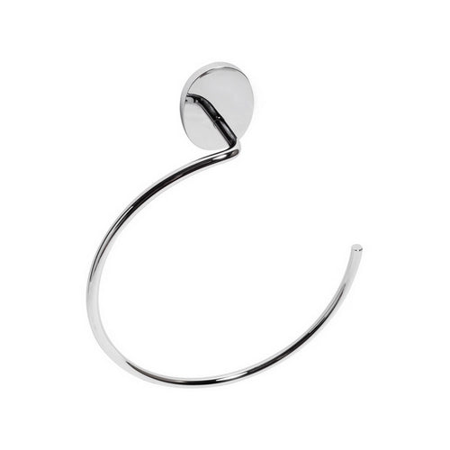 PORTA ASCIUGAMANI AD ANELLO MOD. BIRD- Cromo cm 20 x h.23,7 x 5,5- METAF- pezzi 1