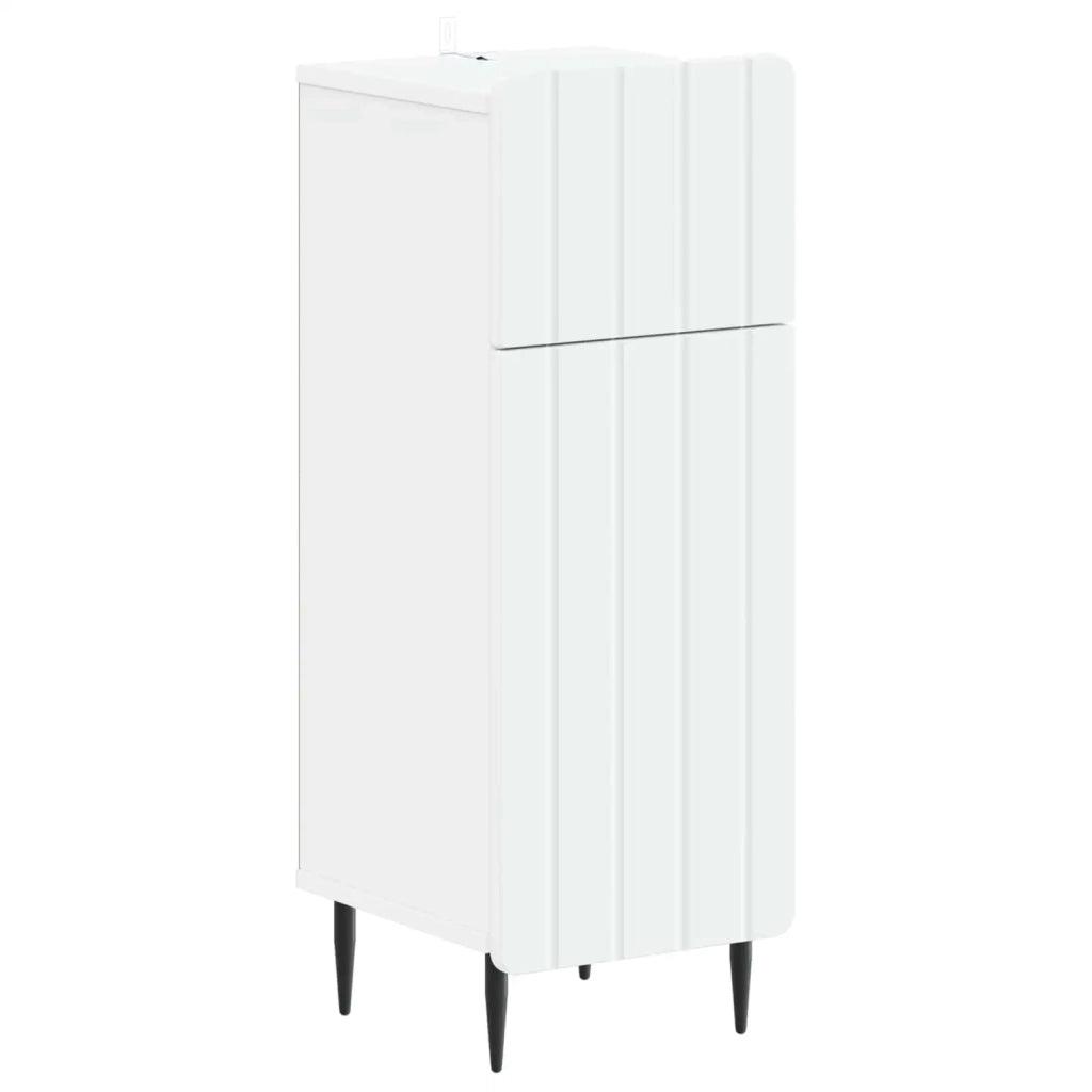 Mobiletto da Bagno ZWOLLE Bianco 30 x 31 x 79,5 cm 896385