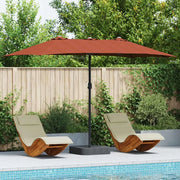 Ombrello da giardino Terracotta 385 x 209 x 244 cm 42003280