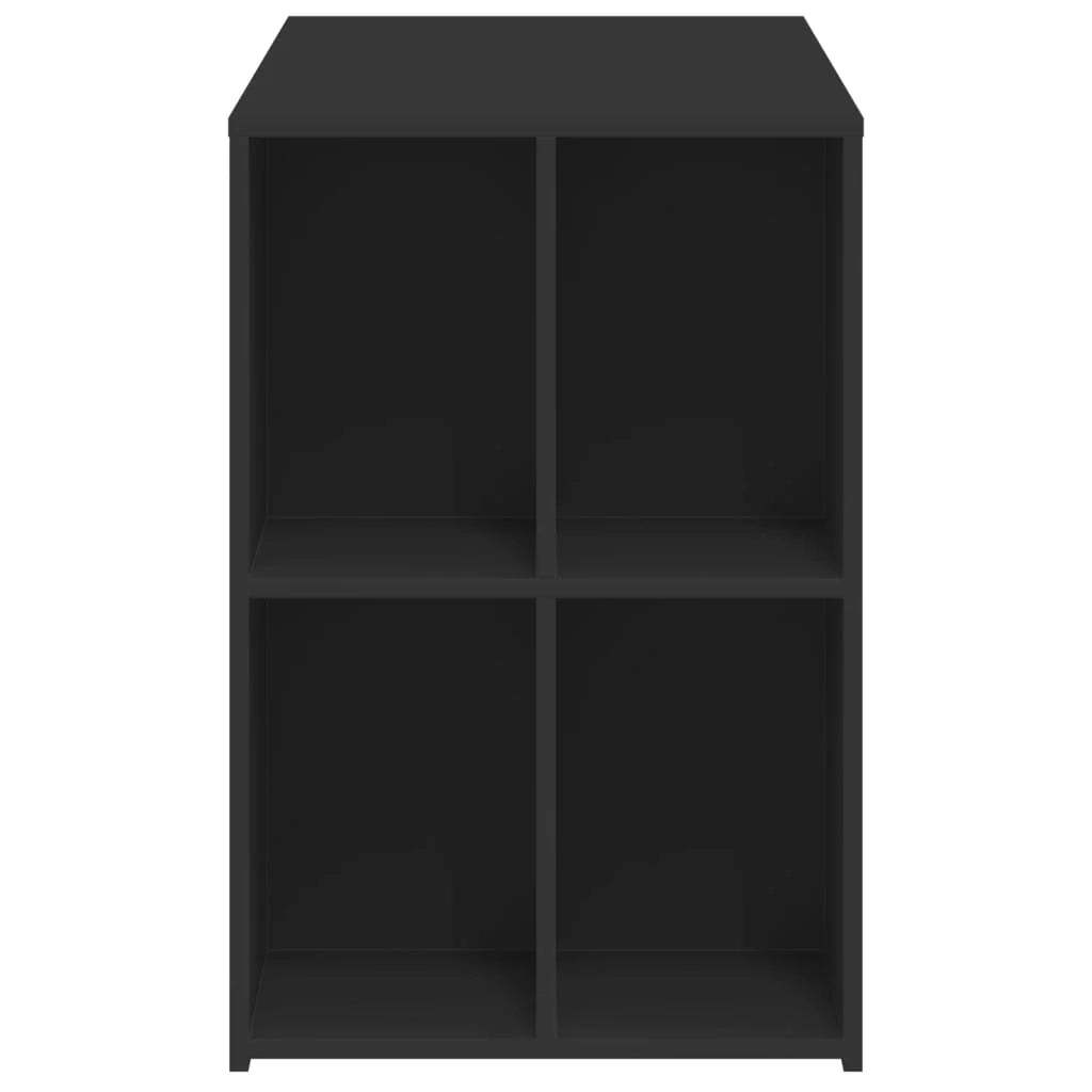 Scrivania tavolo postazione di lavoro mobile per computer studio 102 x 50 x 75 cm legno ingegnerizzato nero 02_0023893