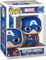 Funko Pop! Marvel: Marvel NC - Captain America - Marvel Comics - Fumetti Marvel - Figura in Vinile da Collezione,Eta 13+