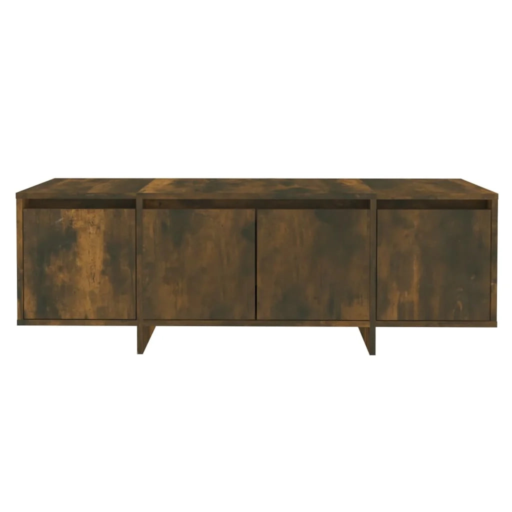 Mobile TV multimediale mensola TV credenza TV sala da pranzo soggiorno camera da letto rovere affumicato 120 x 30 x 40,5 cm legno ingegnerizzato marrone 02_0027318