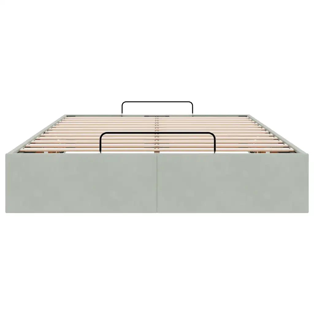 Struttura Letto Pouf Senza Materasso 120x190 cm Velluto