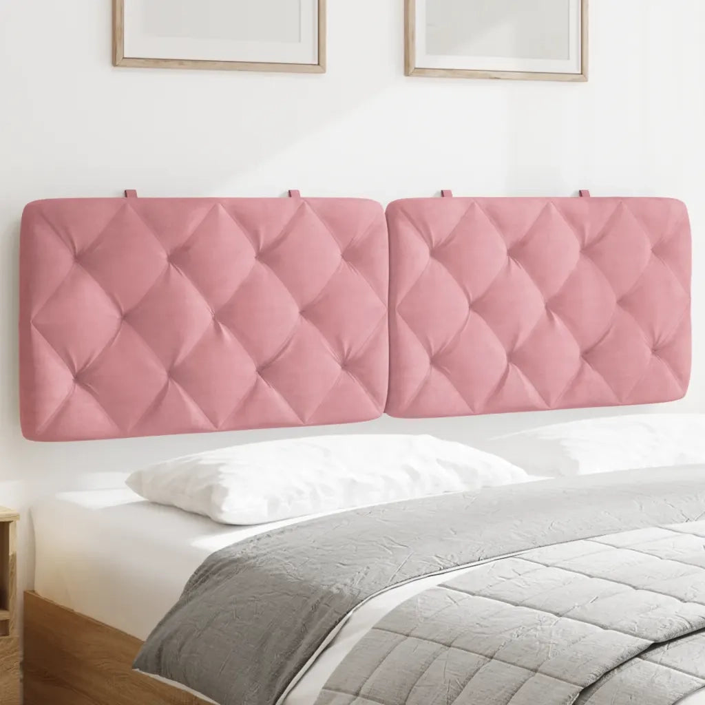 Cuscino Testiera Rosa 160 cm in Velluto CFW1511687