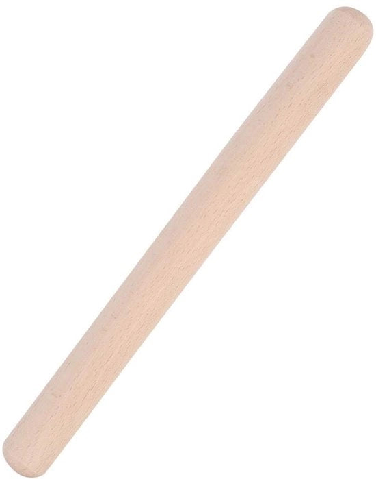 Rolla frutta secca in legno - Professionale - 39CM - Utensili da cucina ecologici - Ideale per pizza/cake - Sicuro e non tossico - Bakrol