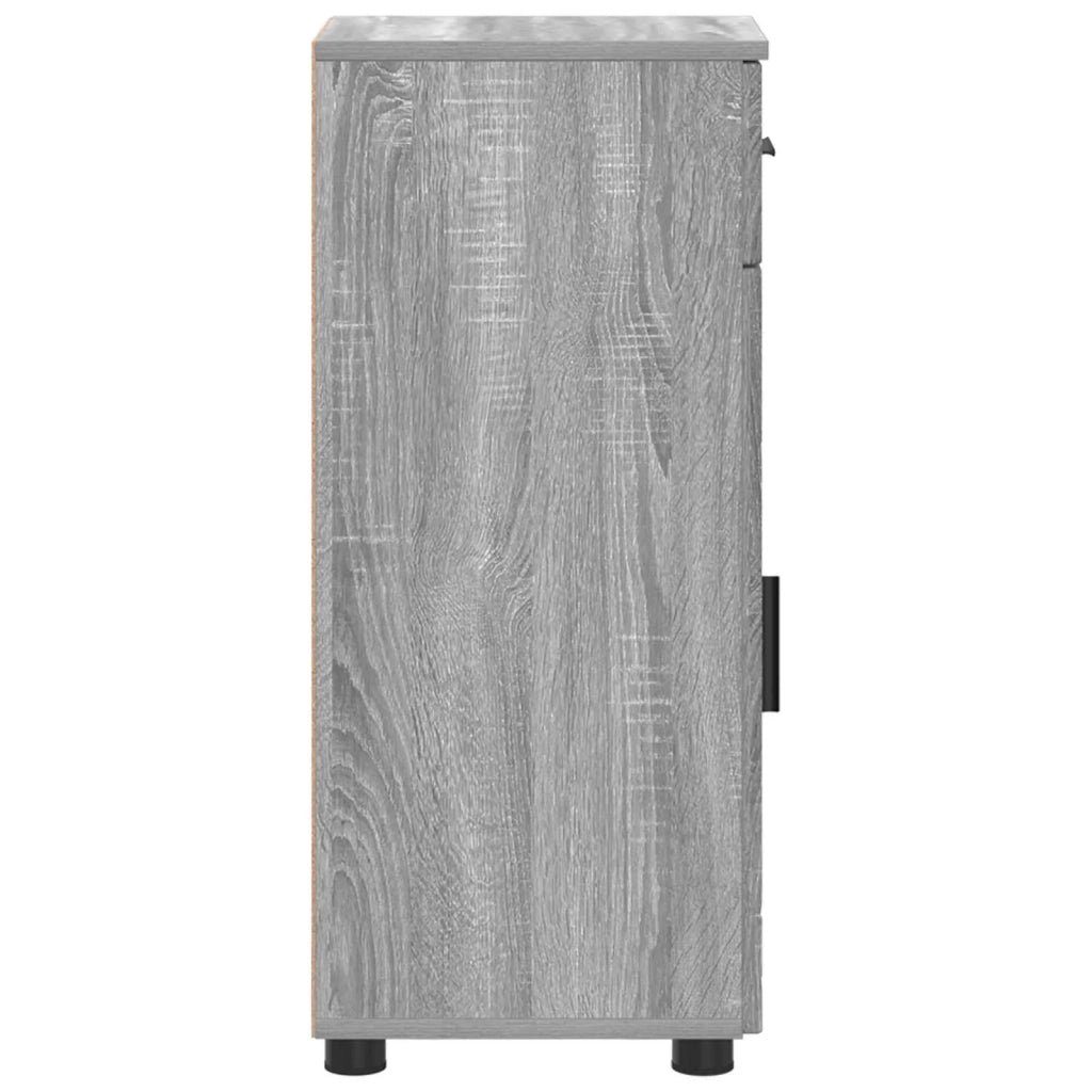 Mobile da Bagno con cassetto Grigio Sonoma 30 x 35 x 80 cm 883330