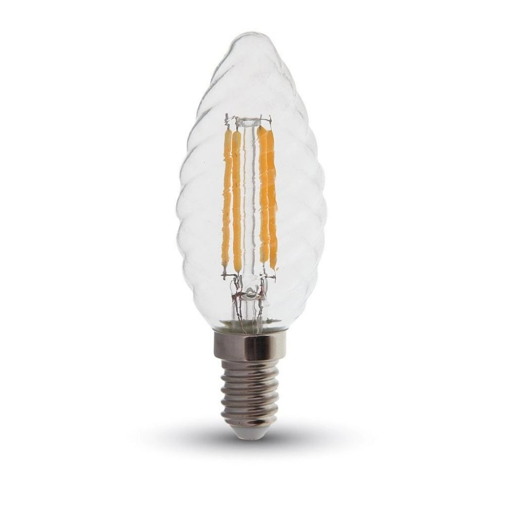 Bulbo filamento a candela a LED da 4W 3000K 3000K Dimmabile