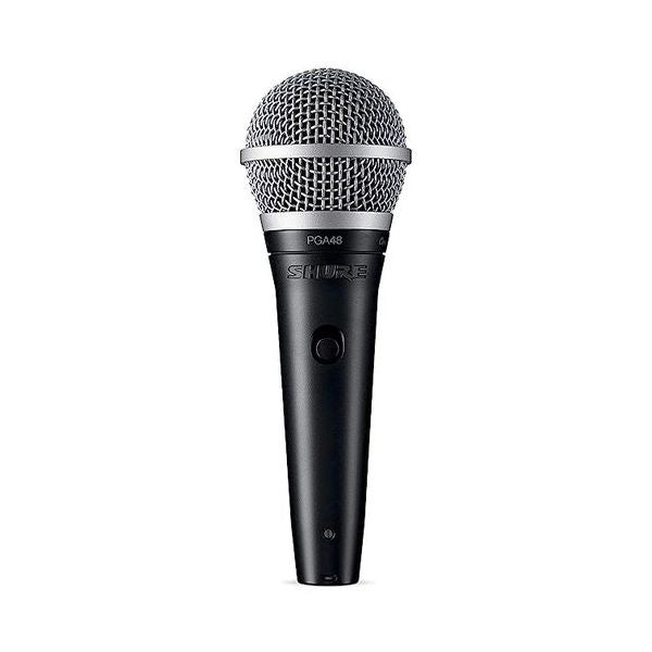 Microfono a filo shure pga48 qtr black e silver - 0042406397094
