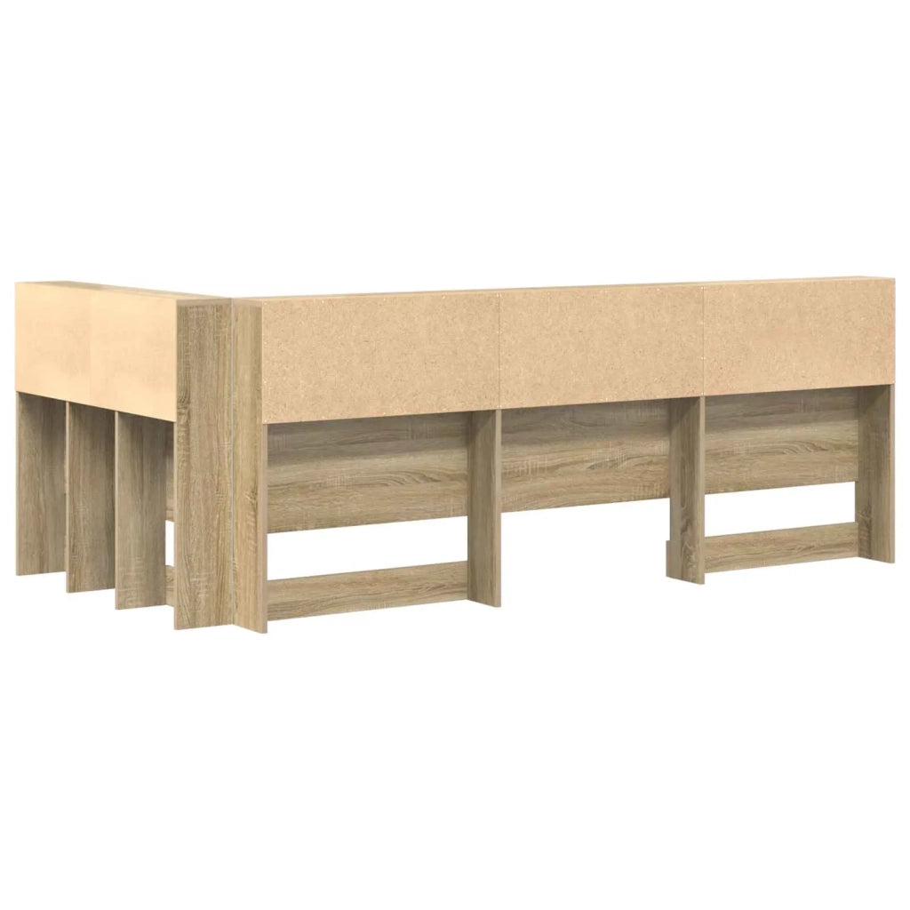 Testata contenitore Rovere Sonoma 100 cm Legno multistrato 3335463