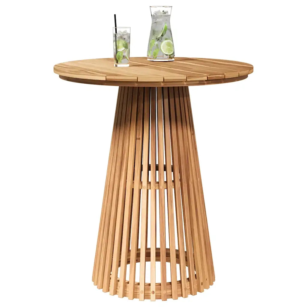 Tavolo laterale Marrone 70 x 70 x 75 cm Legno di teak solido 42006349