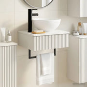 Lavabo da Parete Bianco 40 x 35 x 39 cm Legno ingegnerizzato