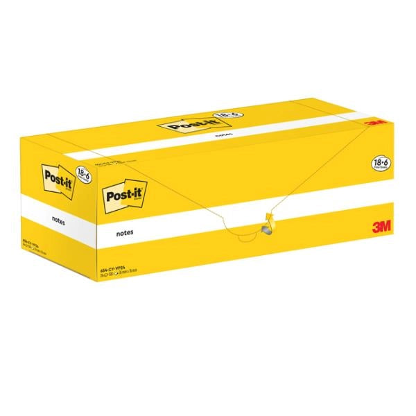 Cf18+6 post-it/canary/76x76/100ff - 7100319213