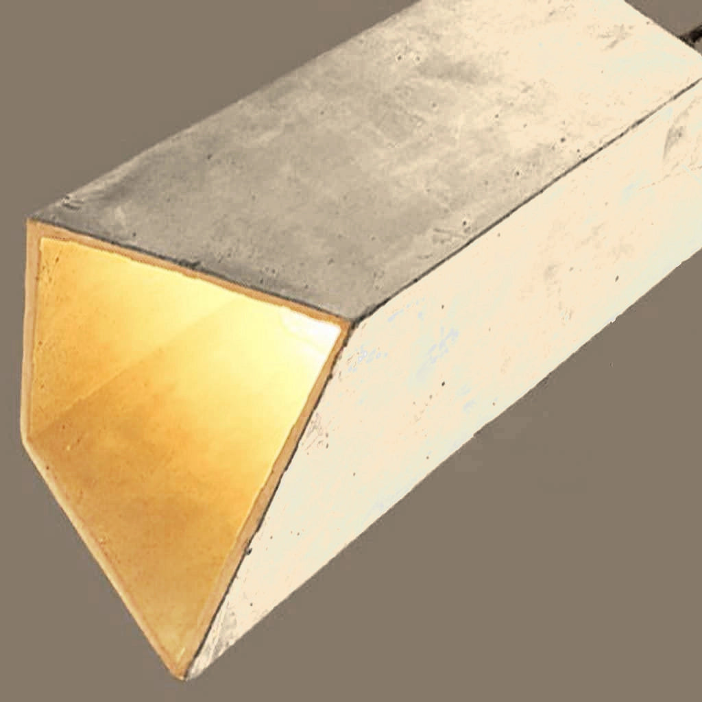 Lampadario cemento sospensione pendente moderno con portalampada E27 Max 40 Watt