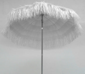 Ombrellone da Giardino Ø2 m Palo Ø33 mm in Acciaio Maffei Kenia Bianco