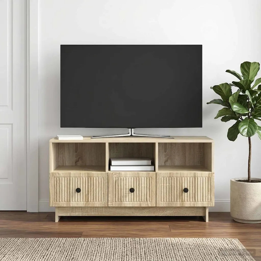 Mobile TV Rovere Sonoma 102 x 34,5 x 50 cm Legno ingegnerizzato 893987