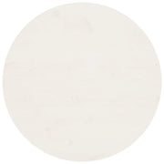 Piano Tavolo Bianco Ã˜70x2,5 cm in Legno Massello di Pino cod mxl 76165